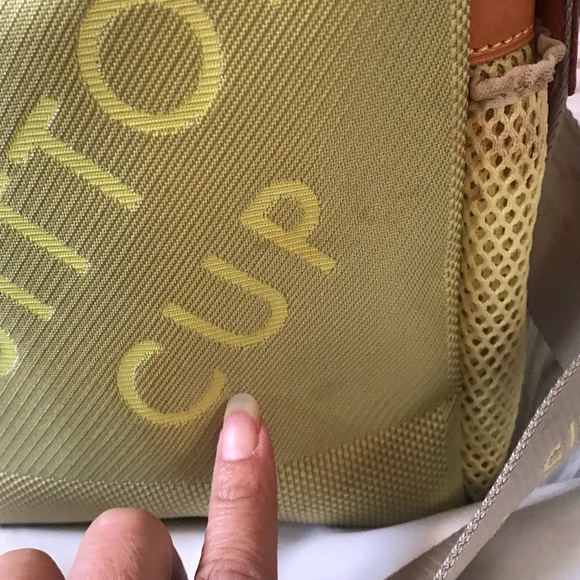 Louis Vuitton LV Cup 2000 Weatherly Yellow Shoulder Bag - Picture 10 of 17